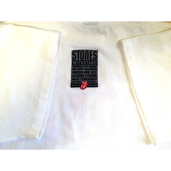 Original Rolling Stones Voodoo Lounge Tour T-shirt 94-95 Size XL USA & Free CD - Picture 5 of 12